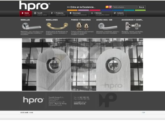 Nueva web www.h-pro.es, preparada para su expansión internacional